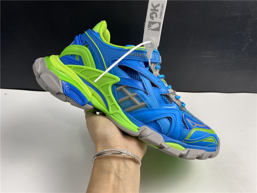 BLG TRACK 2 OPEN SNEAKER  BLUE/GREEN